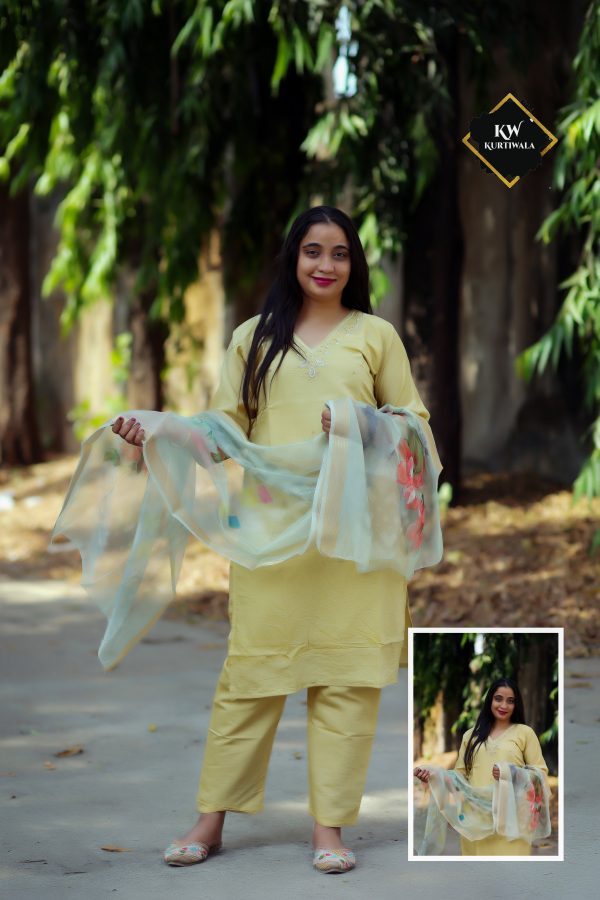 kurti set 3 pc