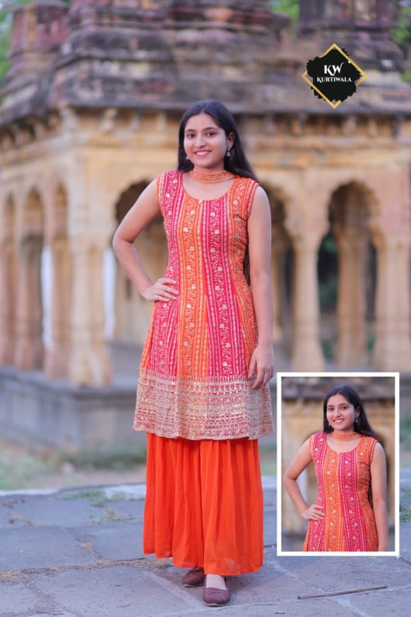 Colour Burst Georget Garara suit